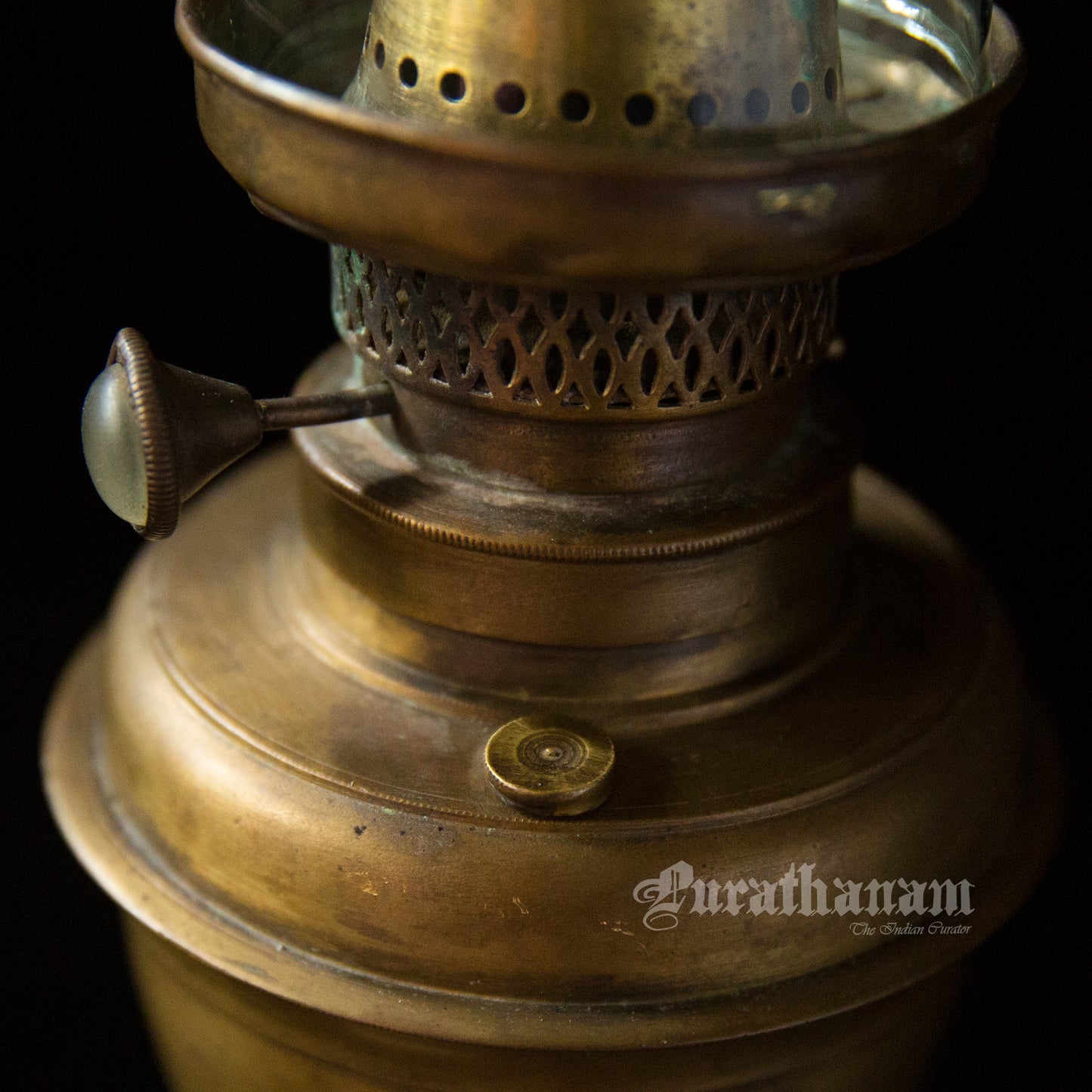 Brass Chimney Lamp