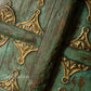Turquoise Brass embellished Window