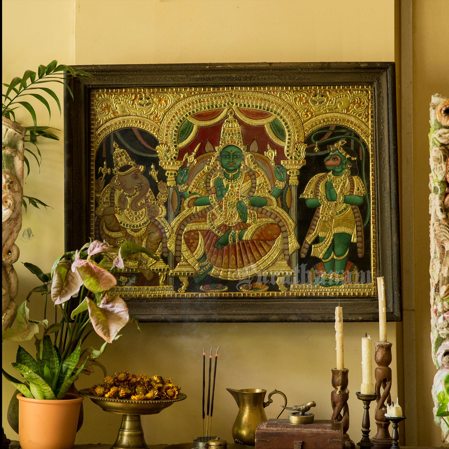 Ganapati Parvati Hanuman