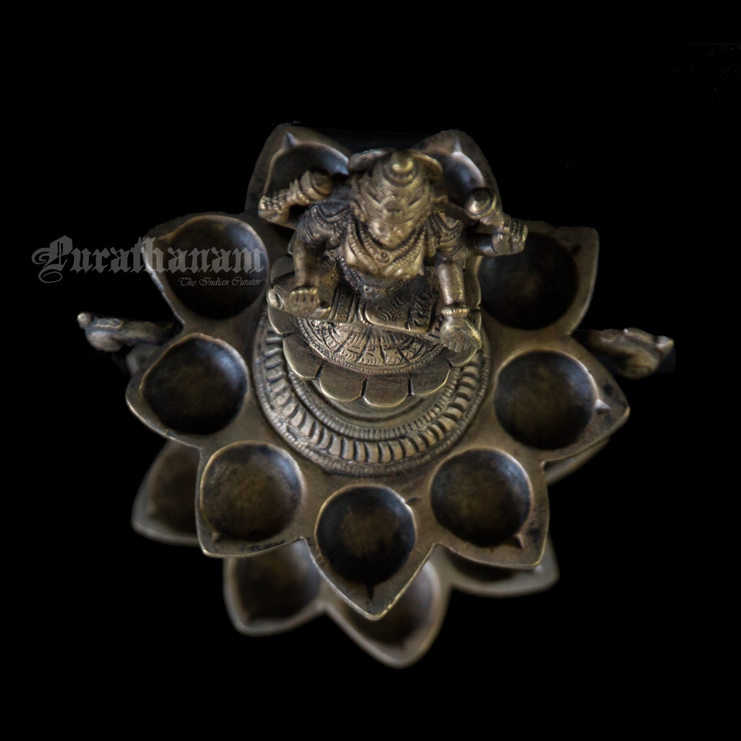 Lakshmi Two Layered Brass Deepam