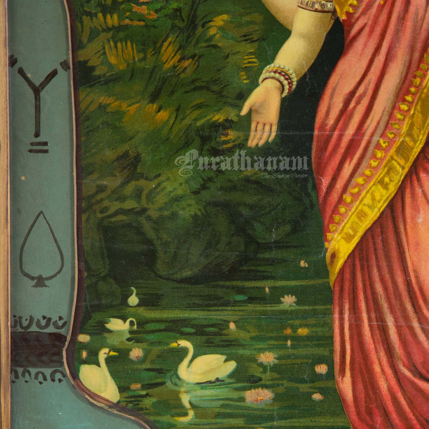 Lakshmi by Ravi Varma Poster for Chika Ltd., Bombay