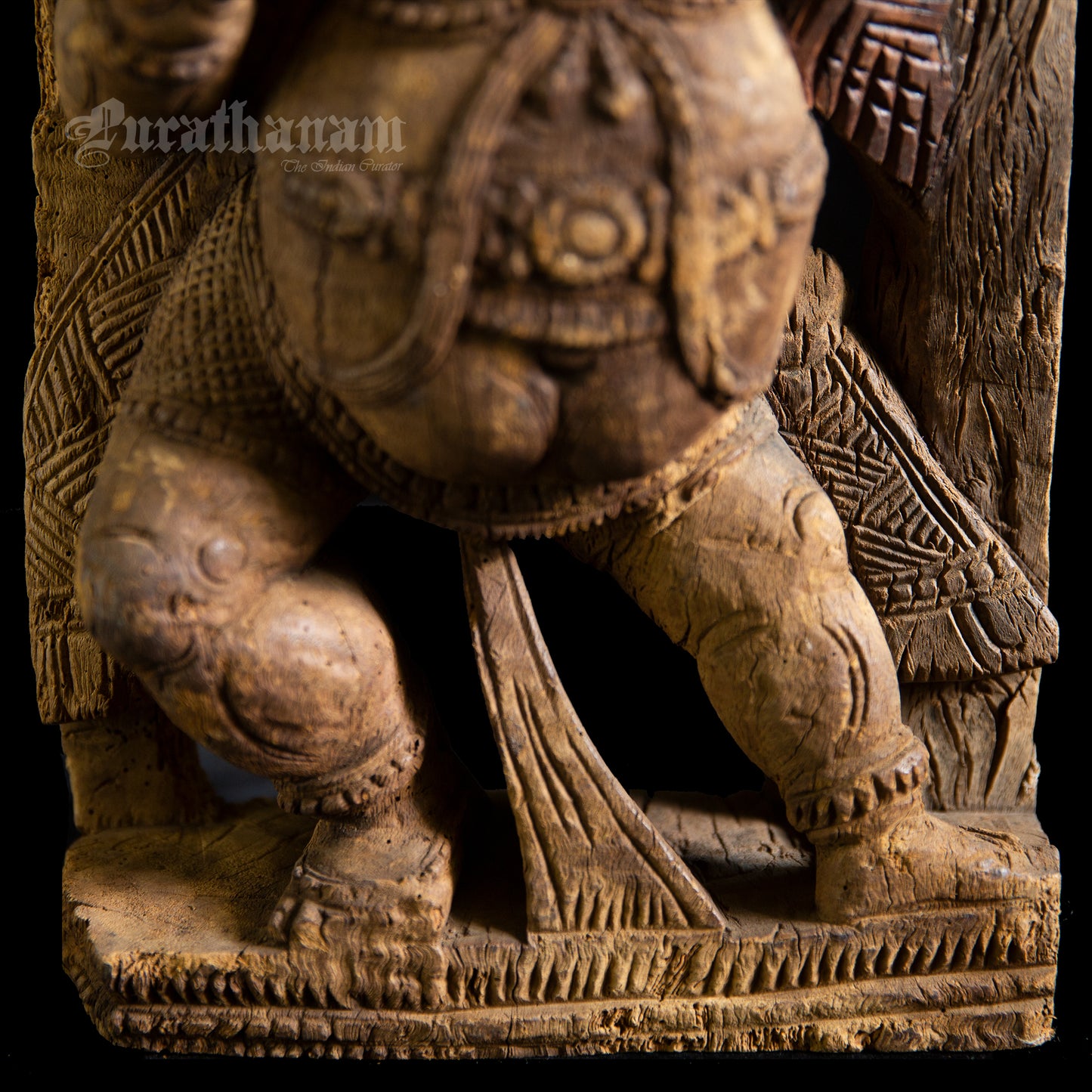 Dwarapalaka wooden Sculpture