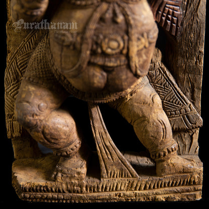 Dwarapalaka wooden Sculpture