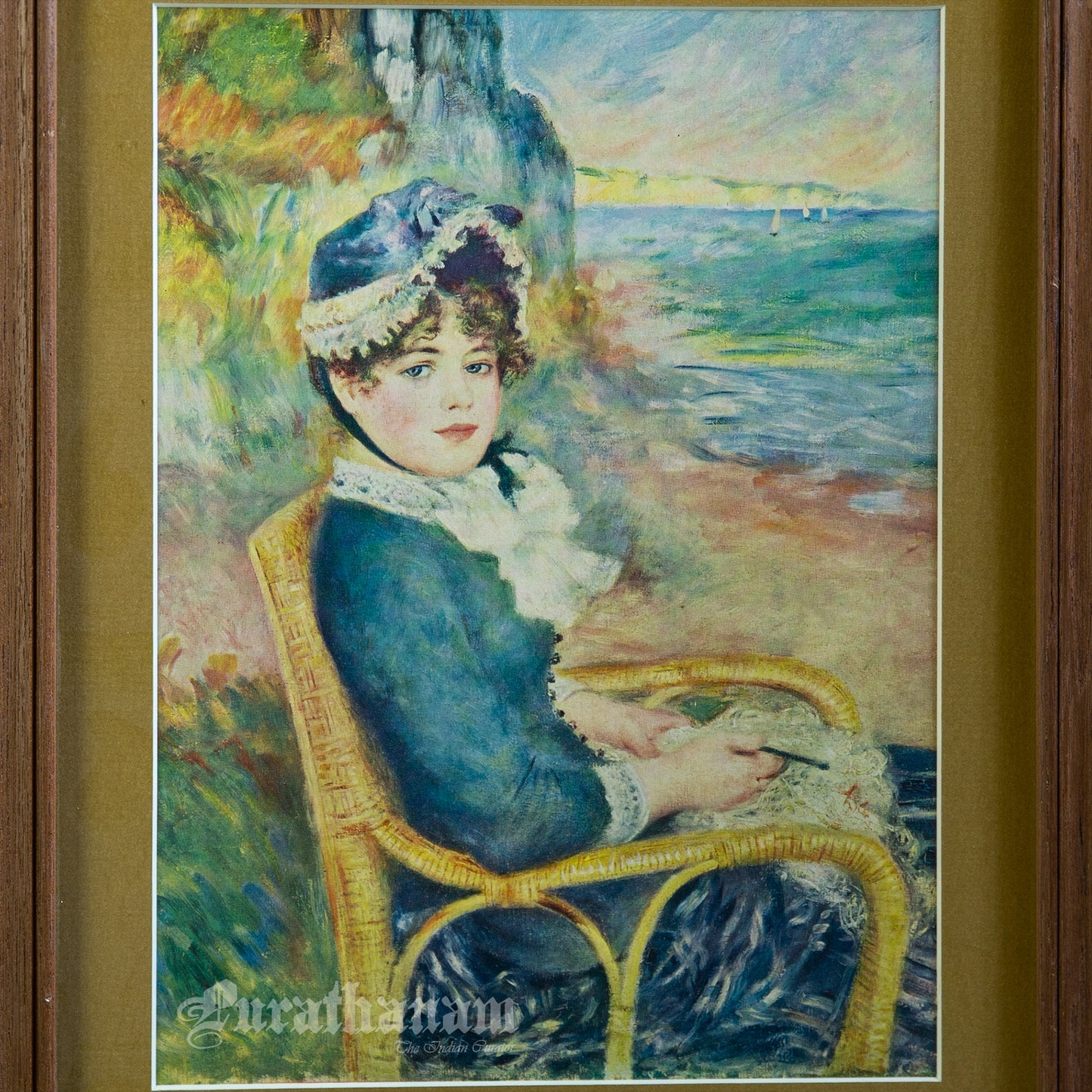 By the Seashore by Pierre-Auguste Renoir  (Archival Print)