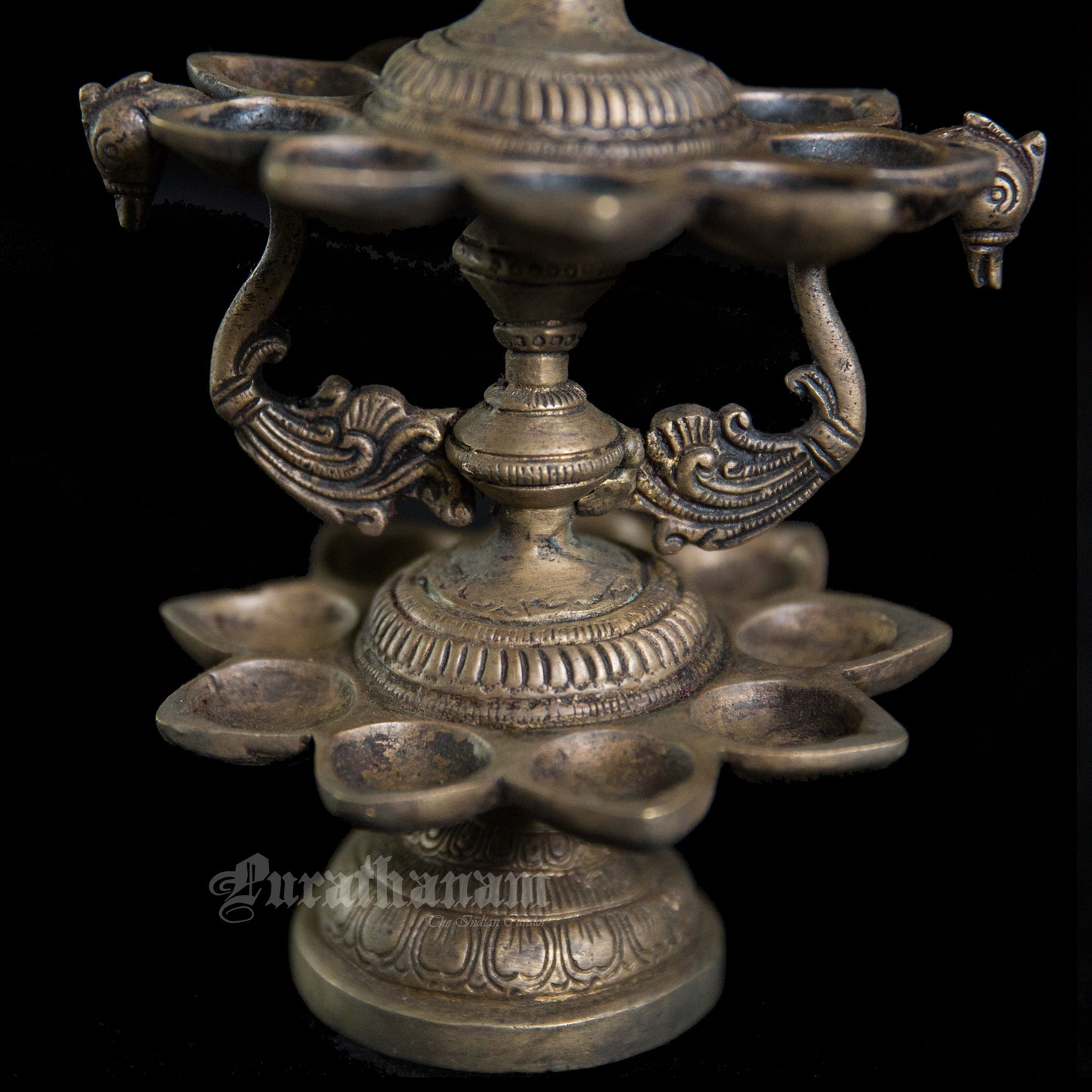 Lakshmi Two Layered Brass Deepam