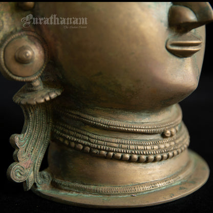 Bhairava Gauri Heads - Brass