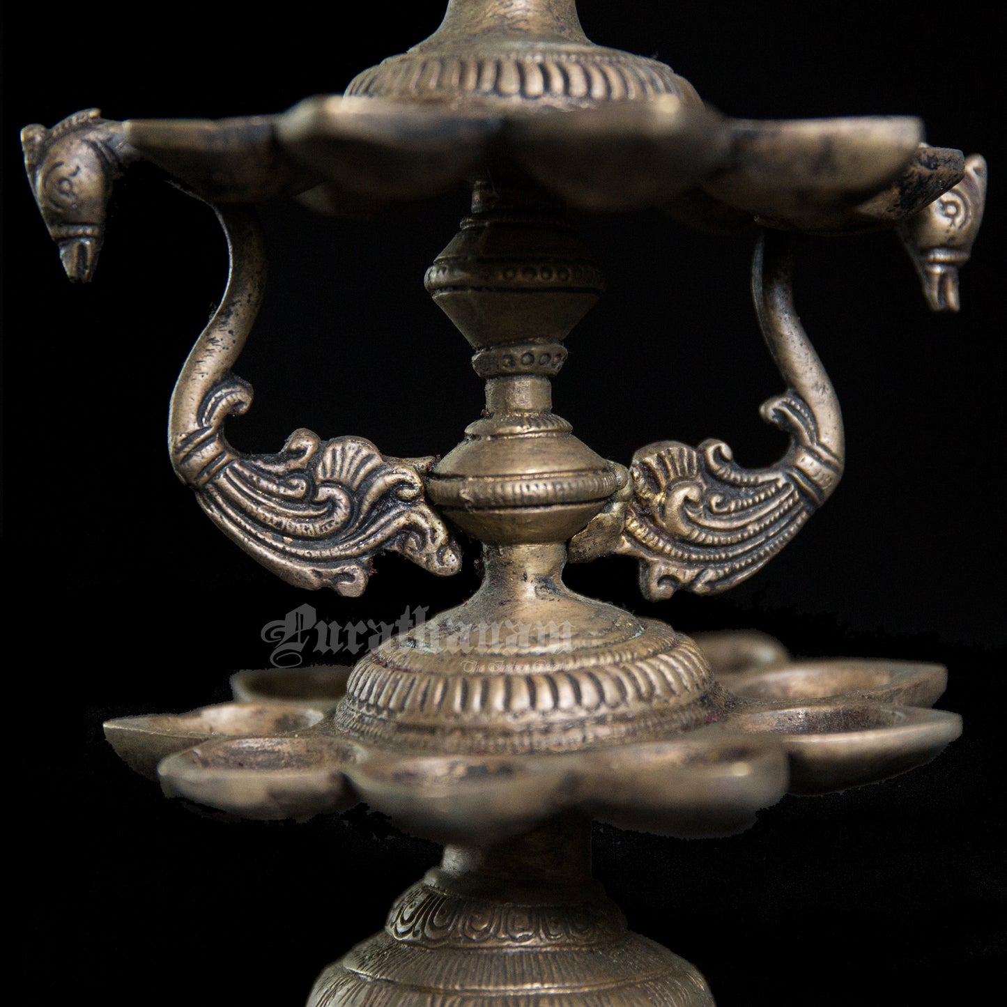 Lakshmi Two Layered Brass Deepam