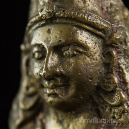 Shiva Head - Brass