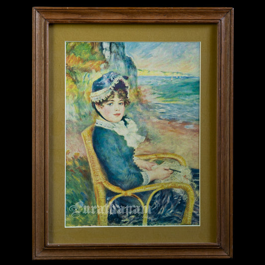 By the Seashore by Pierre-Auguste Renoir  (Archival Print)