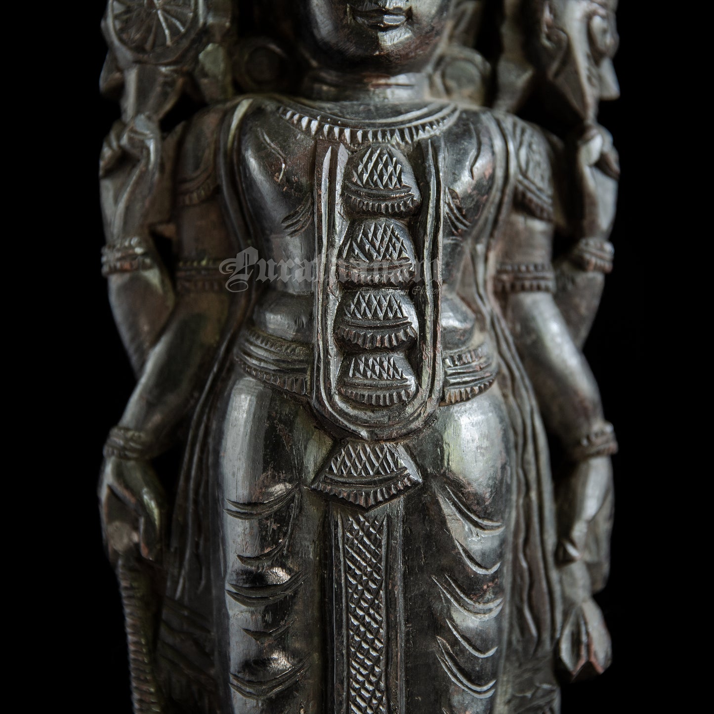 Vishnu Wooden Sculpture