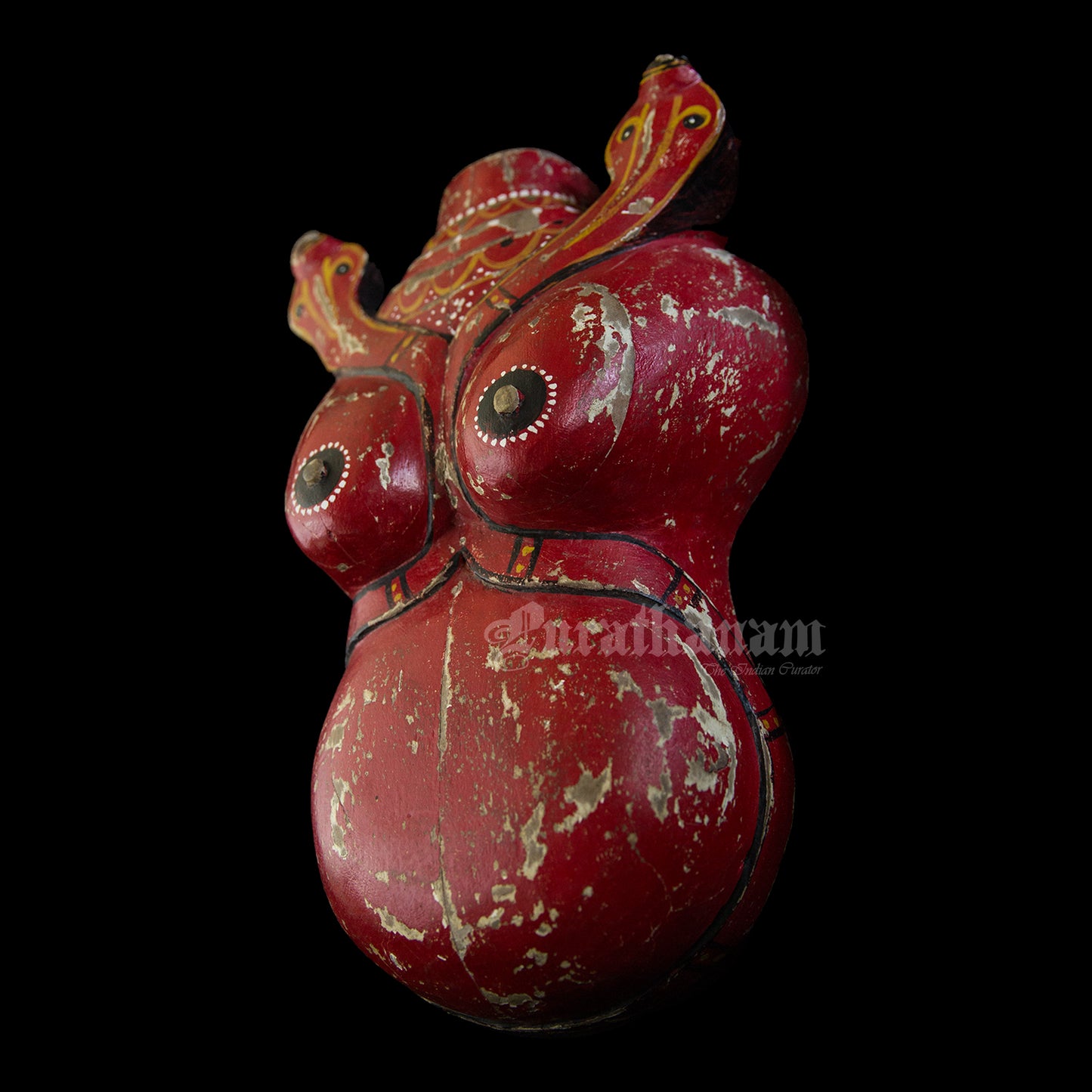 Theyyam Wooden Breast Plate