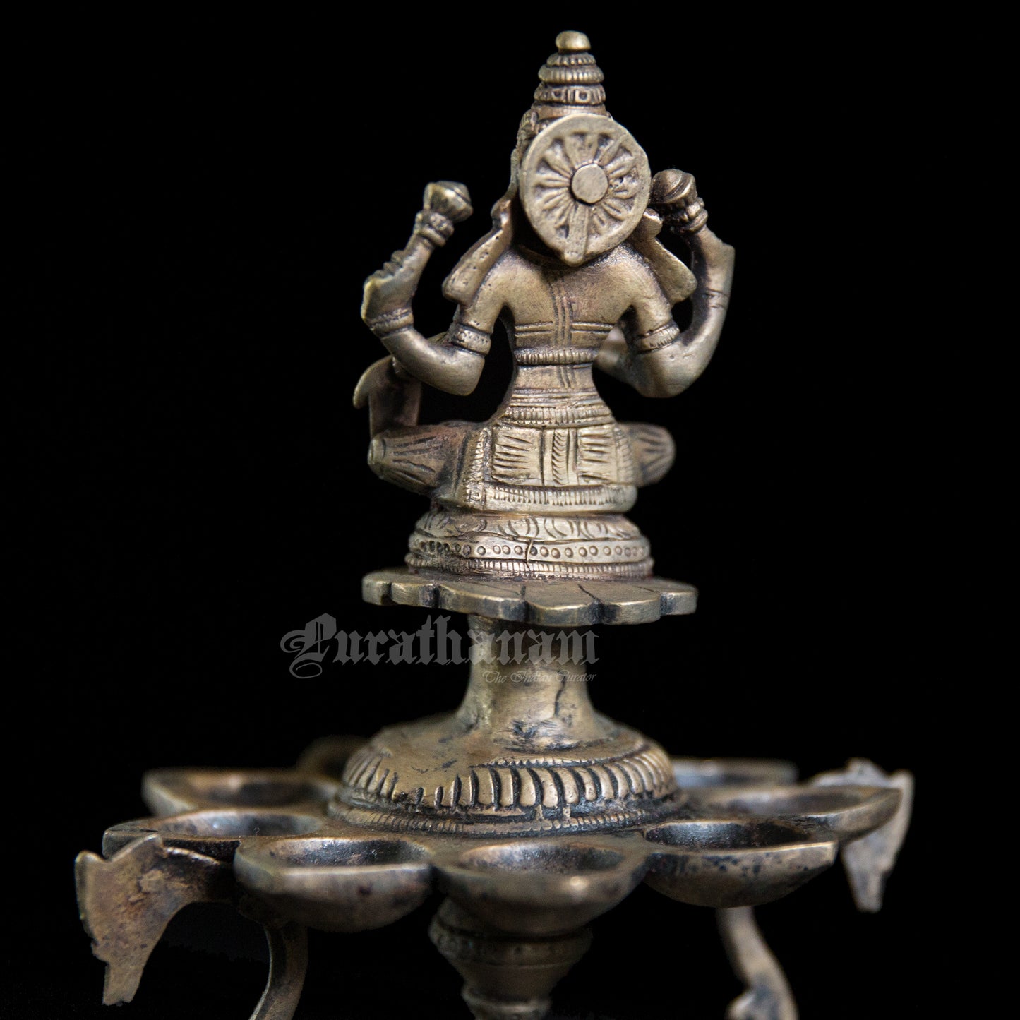 Lakshmi Two Layered Brass Deepam