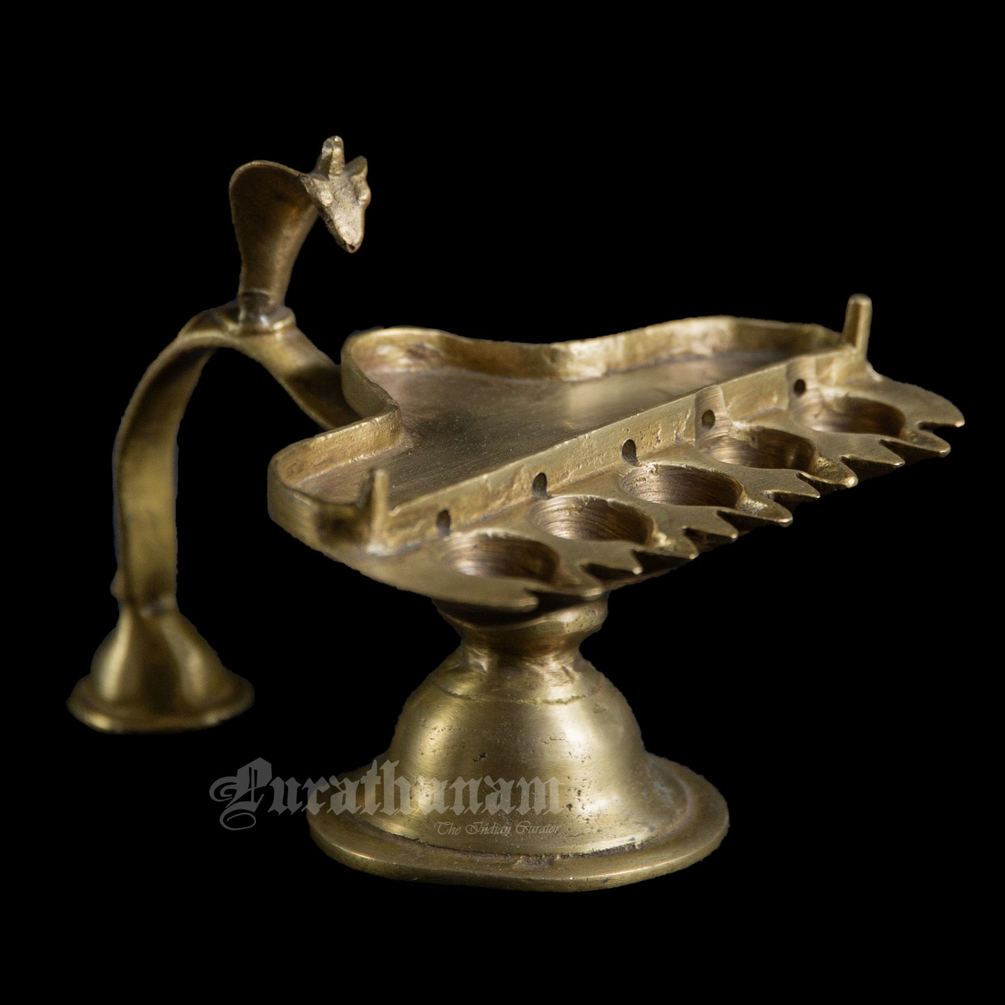 Five Wick Naga Aarti - Brass