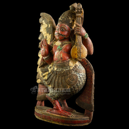 Gandharva wooden Sculpture