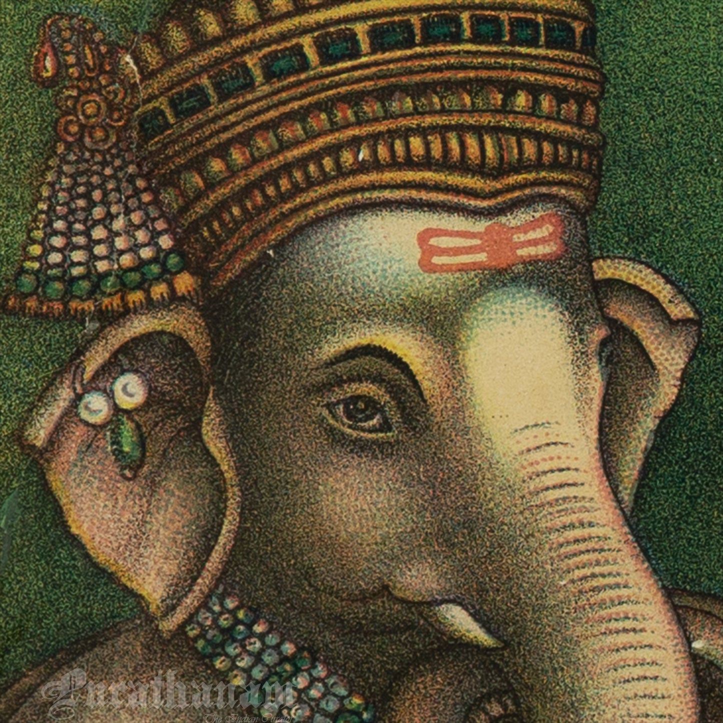 Ganapati - Chitrasala Press  (Lithograph Print)