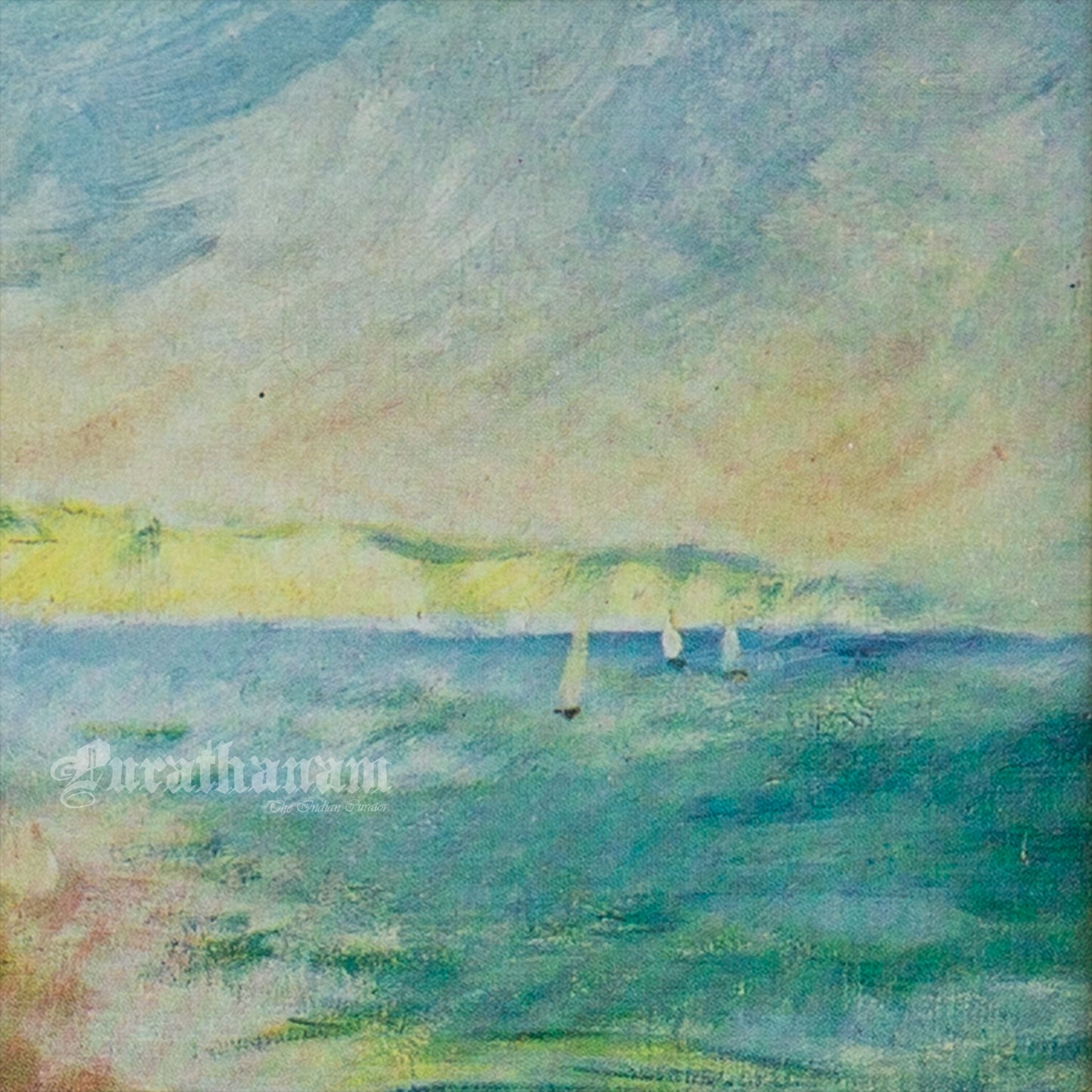 By the Seashore by Pierre-Auguste Renoir  (Archival Print)