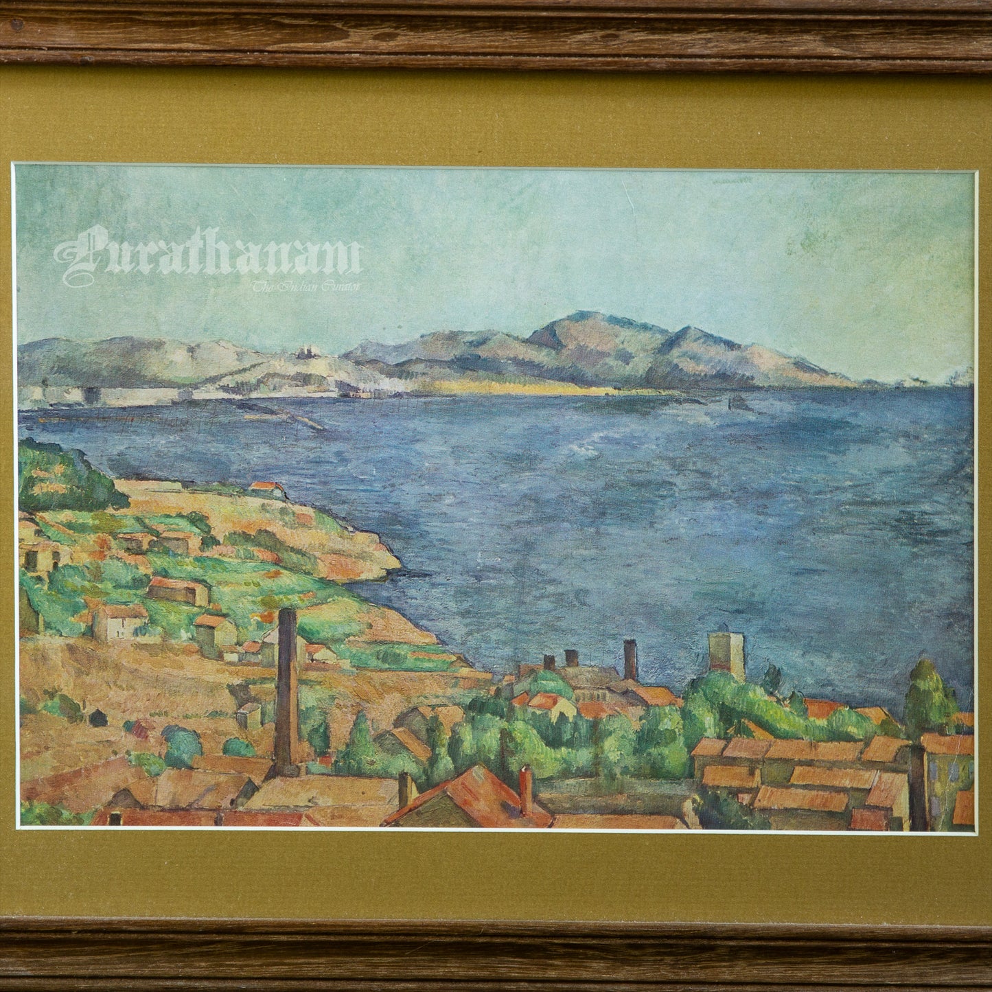 The Gulf of Marseilles Seen from L'Estaque by Paul Cézanne (Archival Print)