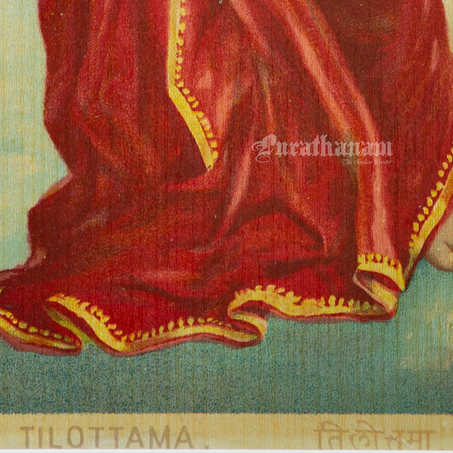 Tilottama by Ravi Varma - Oleograph Print