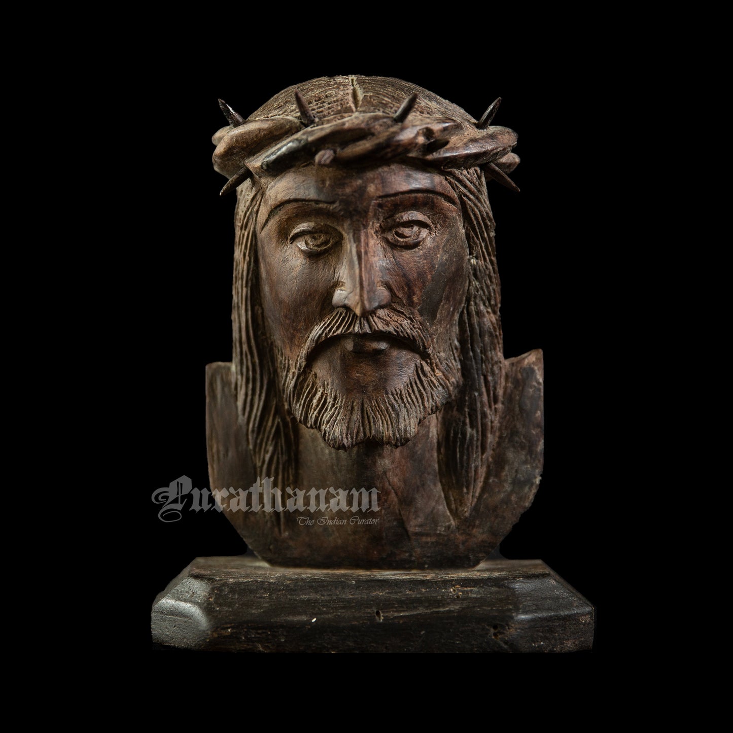 Christ Head - Rose Wood (Small)