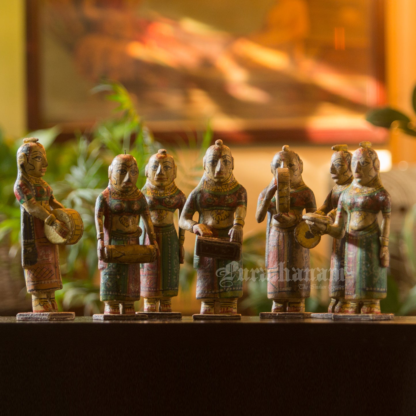 Handmade orchestra wooden Figurines