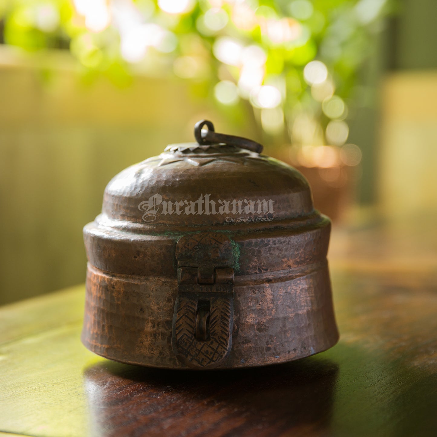 Vintage Handmade Copper Container