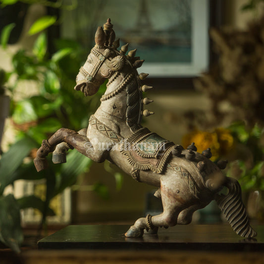 White Ayyanar Horse
