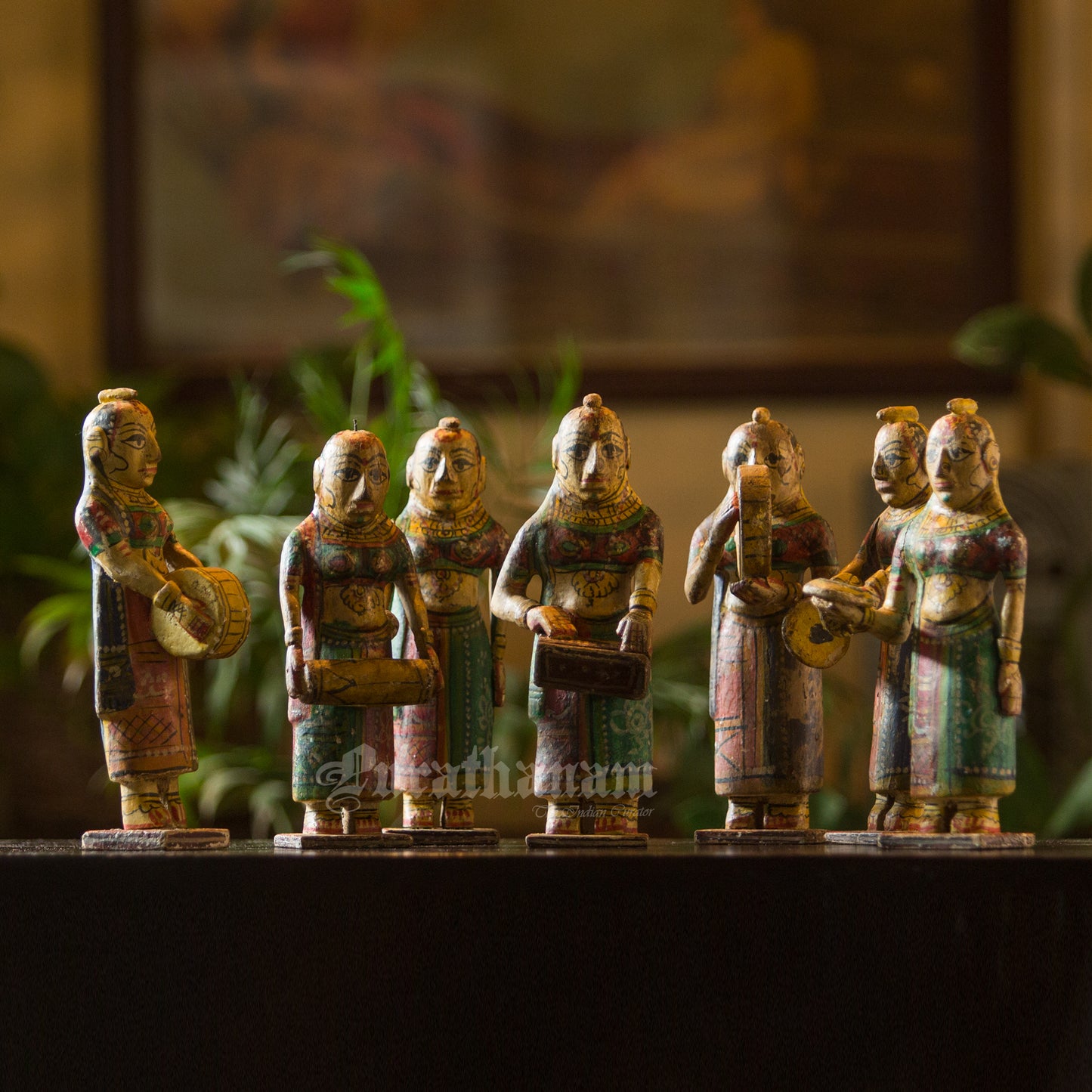 Handmade orchestra wooden Figurines