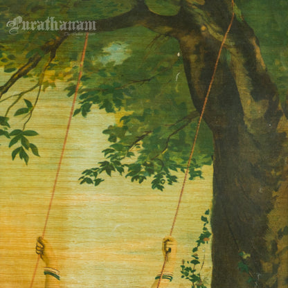 Mohini by Ravi Varma - Lithograph Print