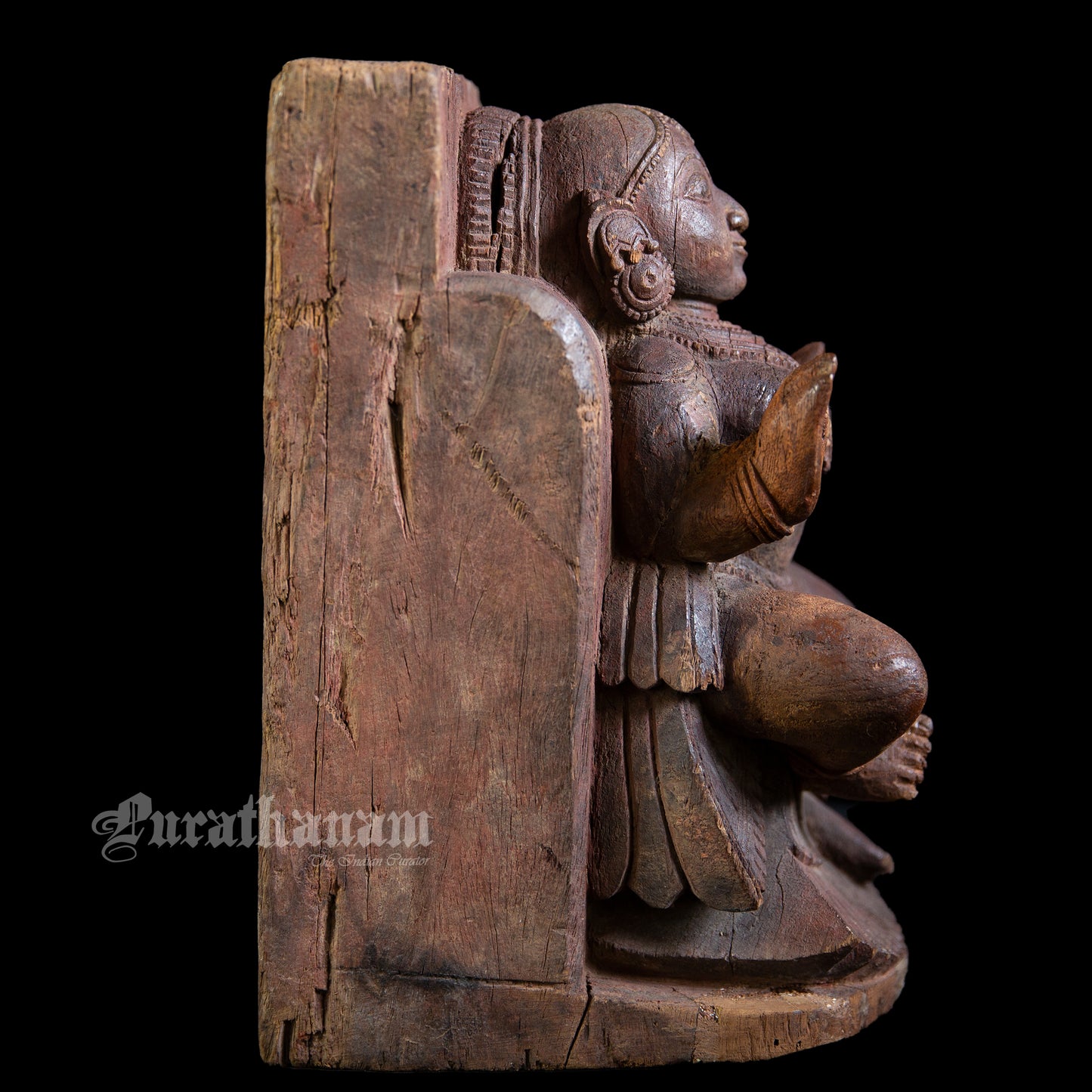 Apsaras Wooden Sculpture