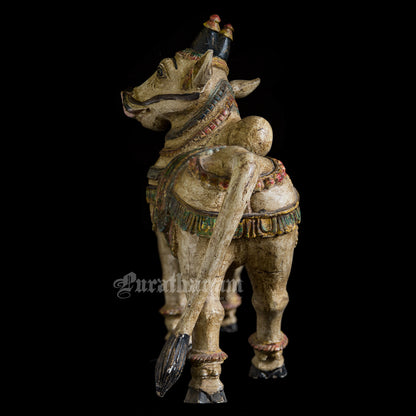 Wooden Rishabha Wahan