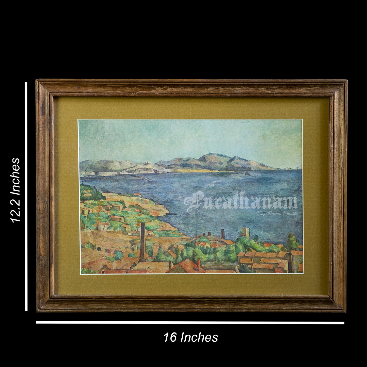 The Gulf of Marseilles Seen from L'Estaque by Paul Cézanne (Archival Print)