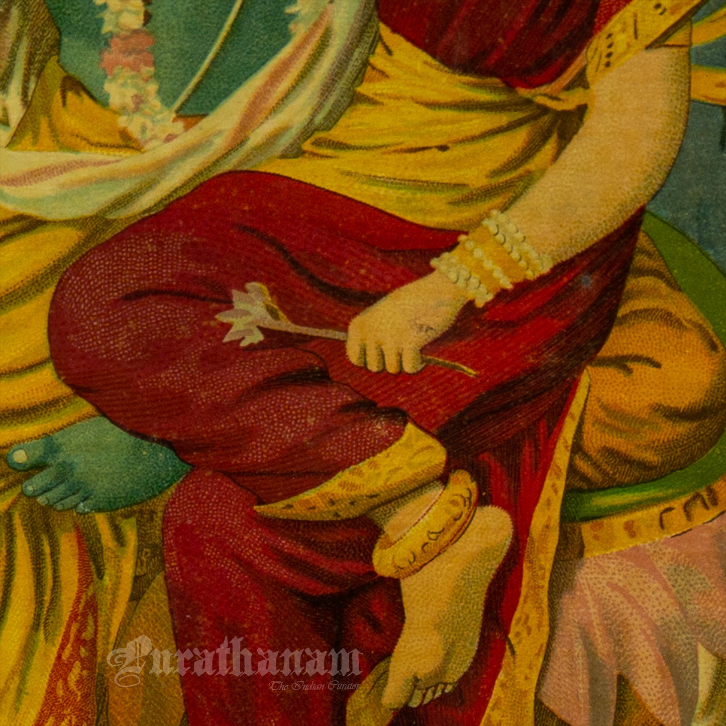 Ram Panchayat by Ravi Varma (Oleograph Print)