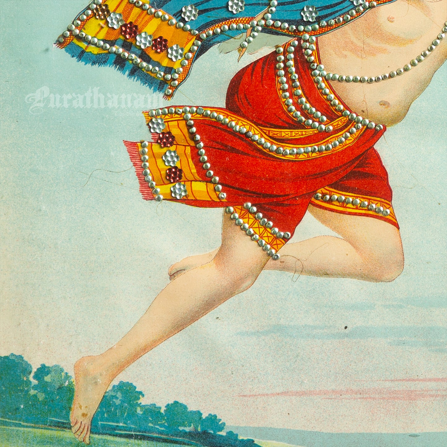 Garudwahan Vishnu - Lithograph Print