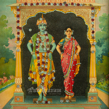 Vitthal Rukhmini - Lithograph Print