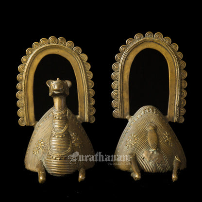 Vintage Brass Camel Book ends