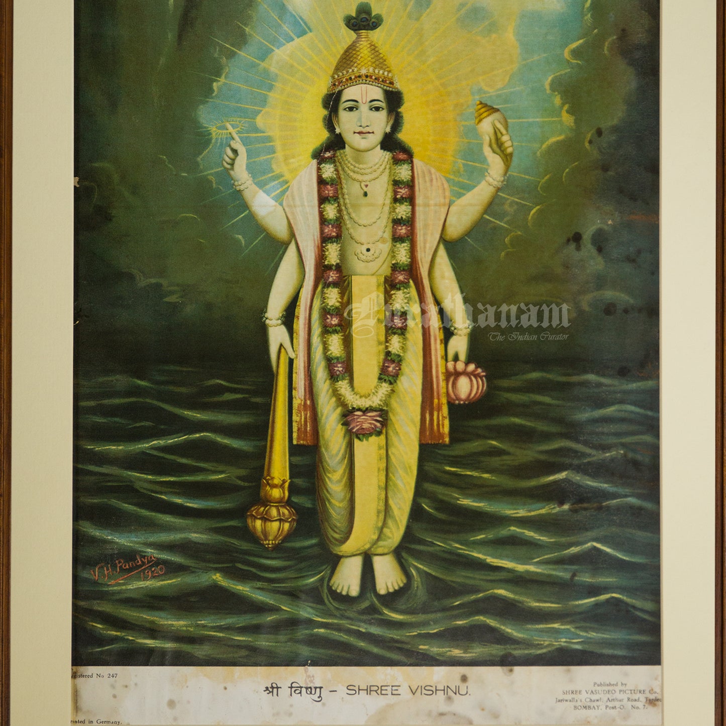 Shree Vishnu by Vasudeo Hiralal Pandya