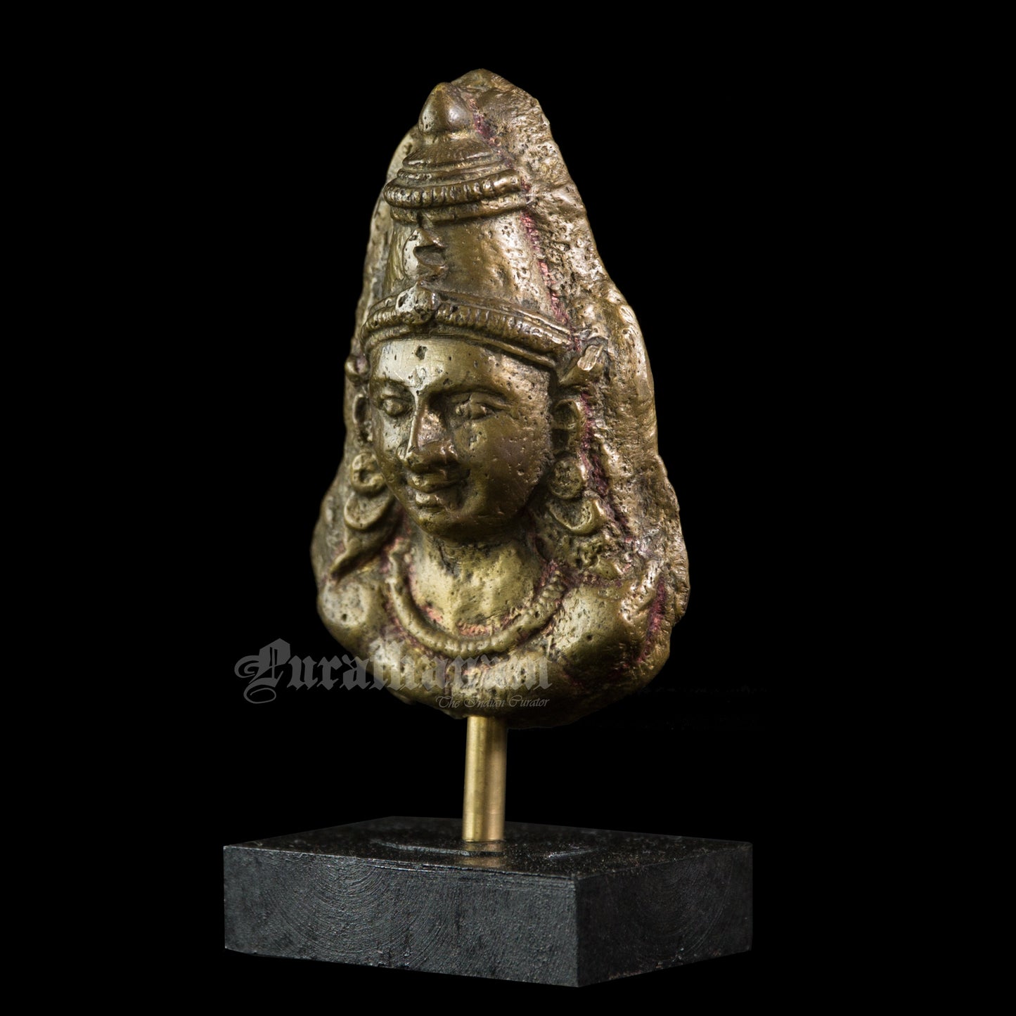 Shiva Head - Brass