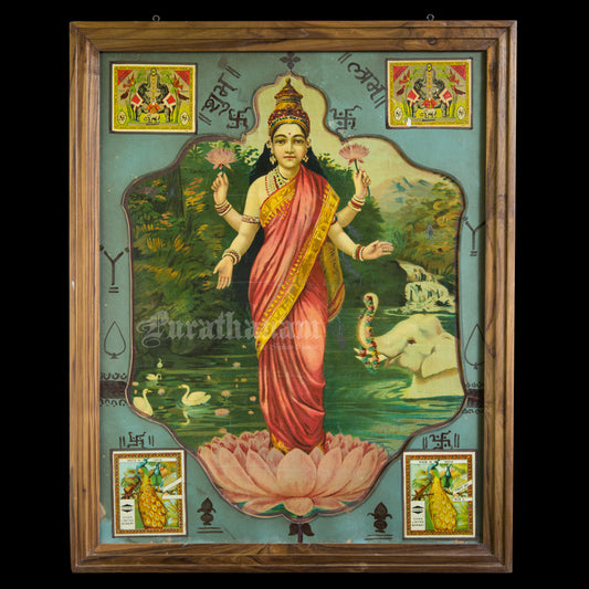 Lakshmi by Ravi Varma Poster for Chika Ltd., Bombay