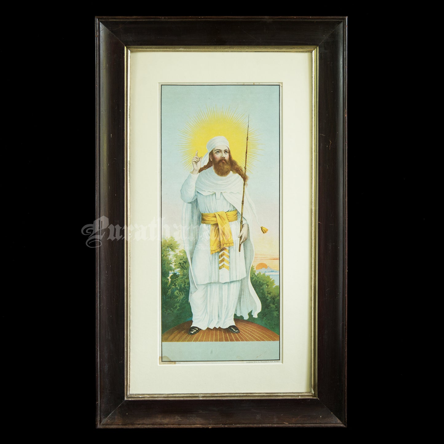 Zarathushtra - Parsi Prophet ( lithograph Print)