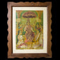 Ambika by Ravi Varma - Embellished (Oleograph Print)