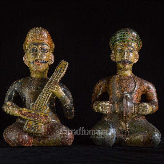 Wooden Musician Dolls