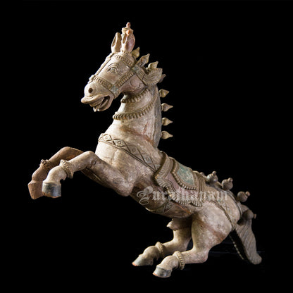 White Ayyanar Horse