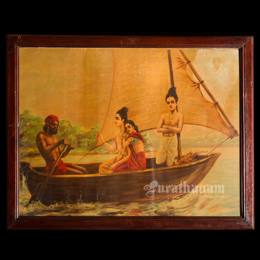 Ram Sita Lakshman In Kewat's Boat