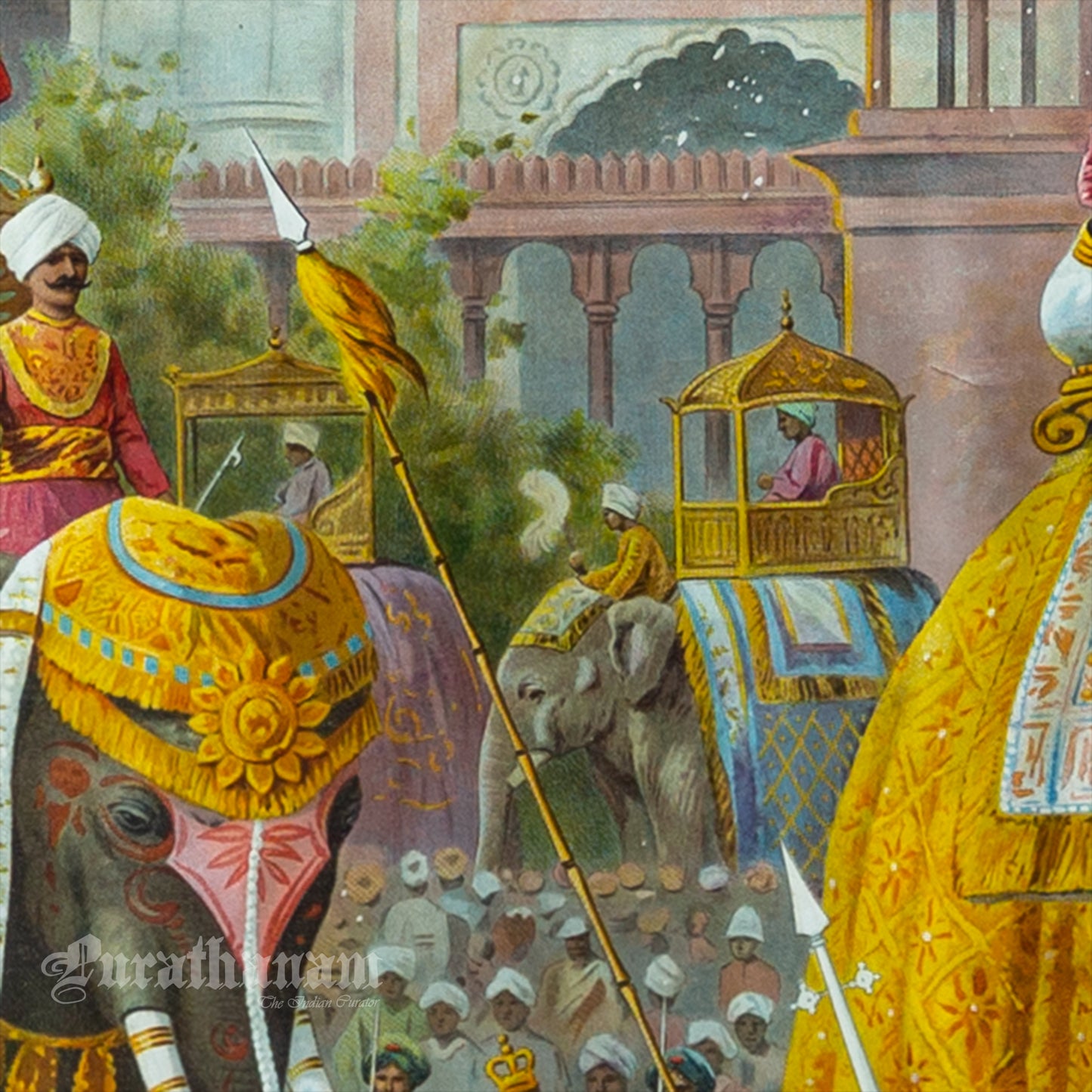 Delhi Durbar 1903 - Chromolithograph Print, London