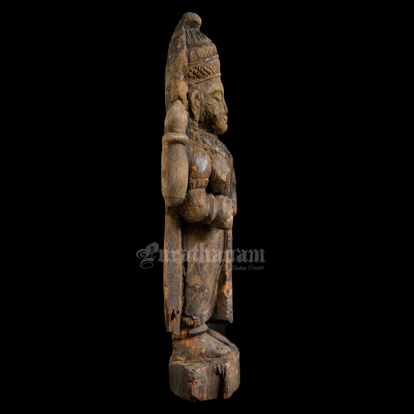 Vishnu Wooden Sculpture