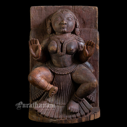 Apsaras Wooden Sculpture