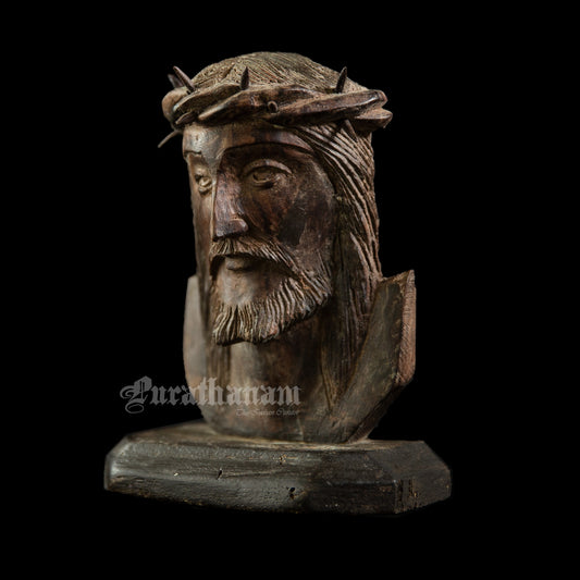 Christ Head - Rose Wood (Small)