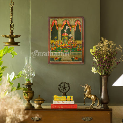 Byas Sukhaded Upadesh - Chromolithograph Print