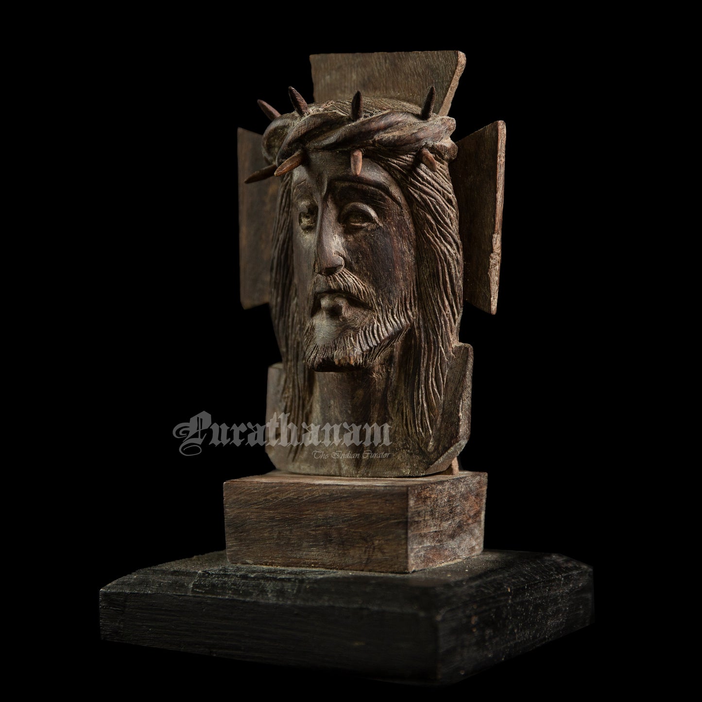 Christ Head - Rose Wood (Small)