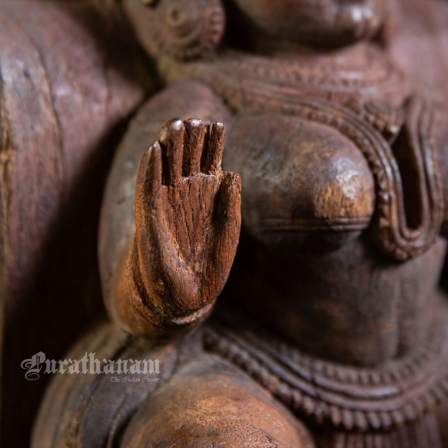 Apsaras Wooden Sculpture